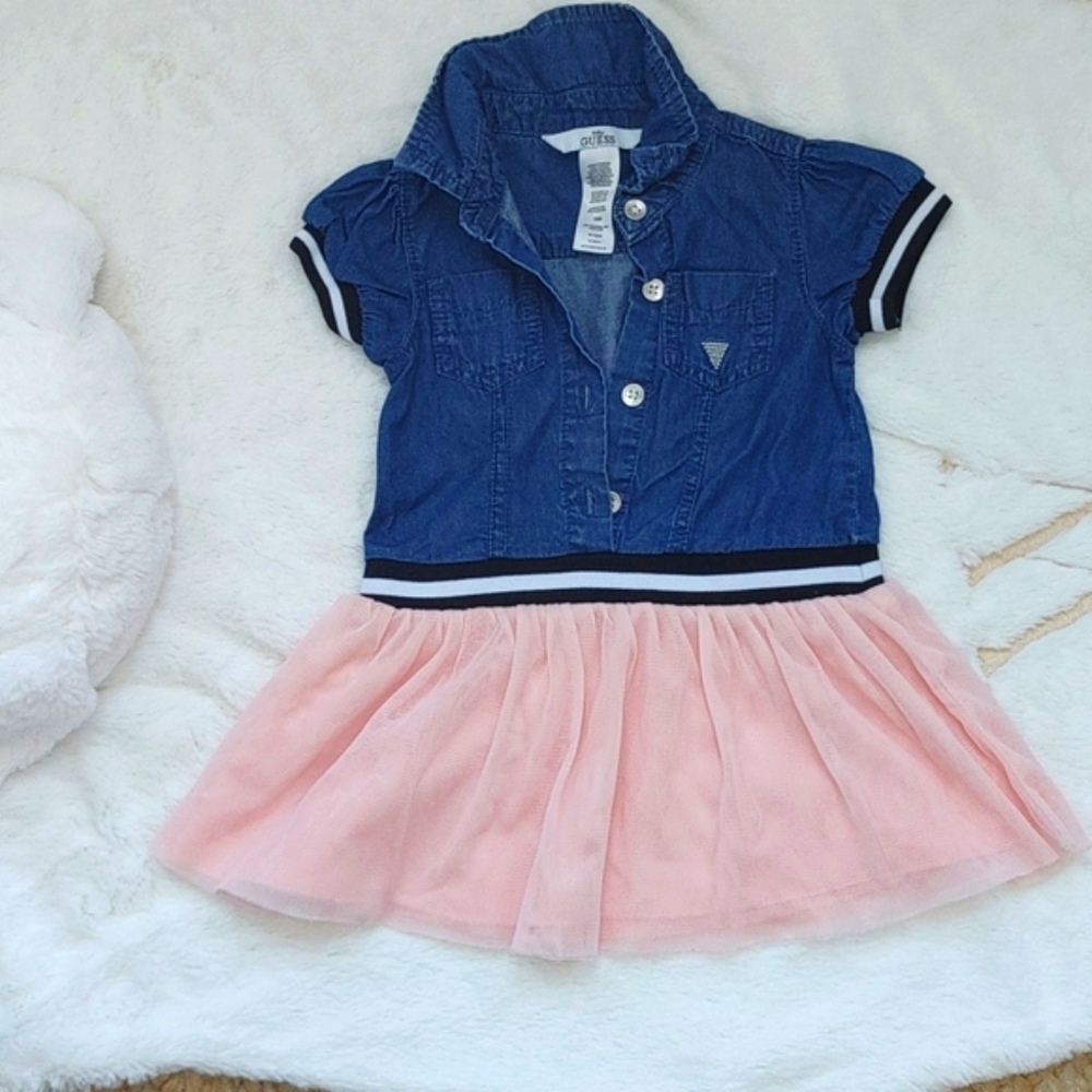 EUC Guess Baby Girl Dress 18M